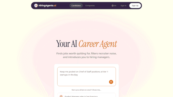 HollyHires.ai interface preview