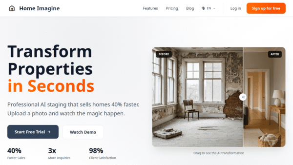 Home Imagine interface preview