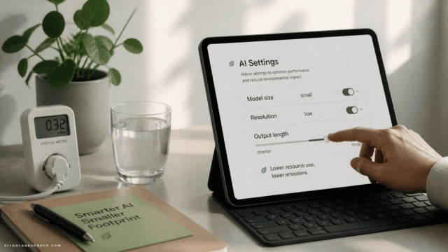 How to Use AI More Sustainably: 4 Simple Ways to Cut Energy, Water, and Carbon
