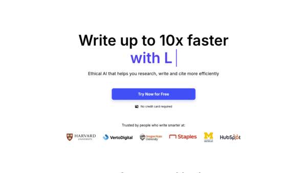 Litero AI interface preview