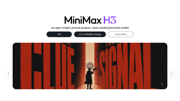 MiniMax interface preview