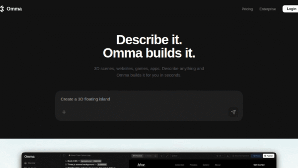 Omma interface preview