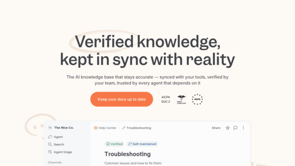 Slite interface preview