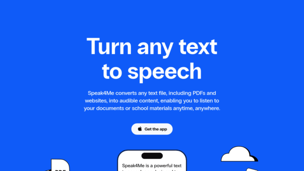 Speak4Me interface preview