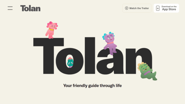 Tolan interface preview