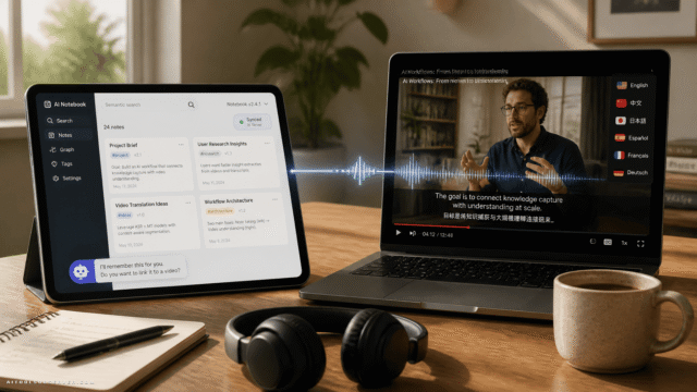 2 New AI Tools to Watch: Jade Note for Agent Memory, Vosko AI for Global Dubbing