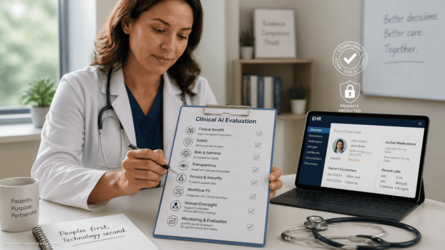 A Doctor’s Checklist for Choosing Safe and Effective Clinical AI Tools