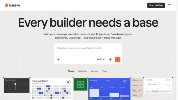 Base44 interface preview