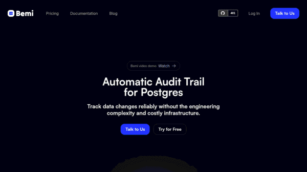 Bemi interface preview