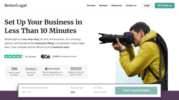 BetterLegal interface preview