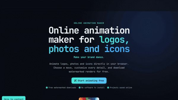 DanceLogo interface preview