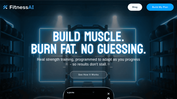 FitnessAI interface preview