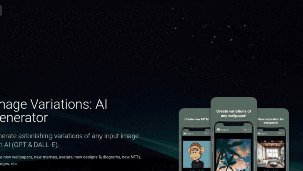 Image Variations: AI Generator interface preview