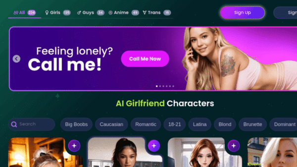 Infatuated AI interface preview