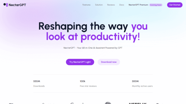 NectarGPT interface preview