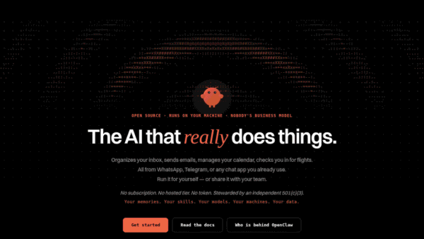 OpenClaw interface preview
