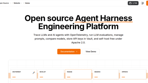 OpenLIT interface preview