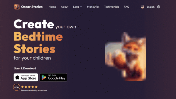 Oscar Stories interface preview