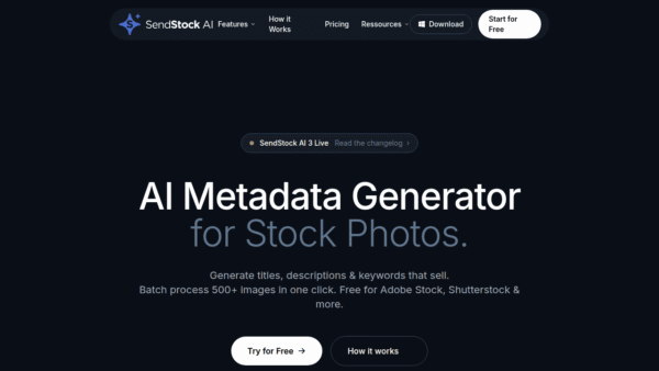 SendStock AI interface preview