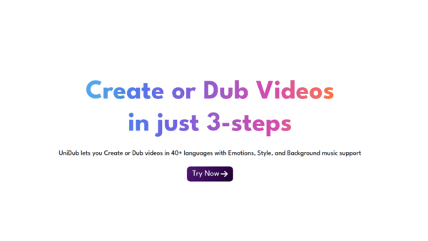 UniDub interface preview