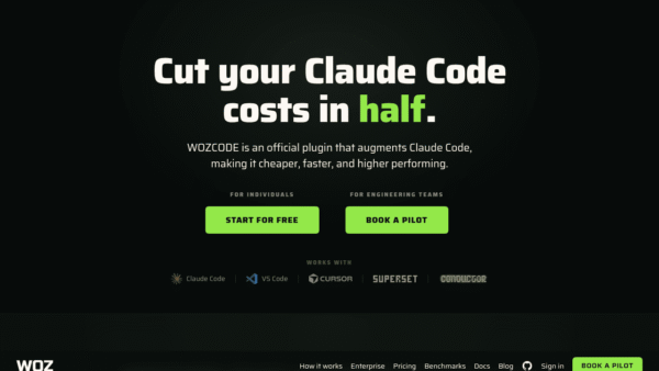 WOZCODE interface preview
