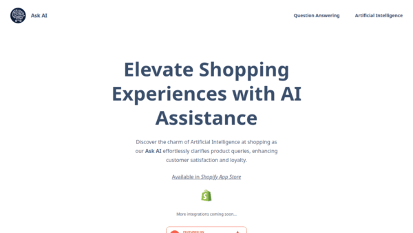 Ask AI by Coora interface preview