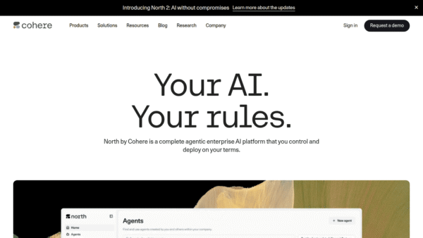 Cohere interface preview