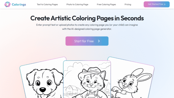 Colorings interface preview