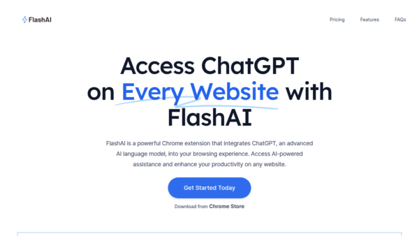 FlashAI interface preview