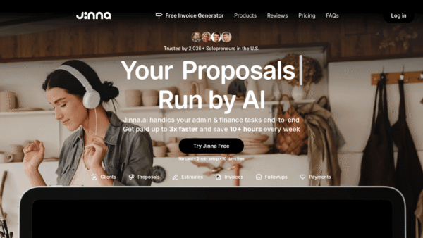Jinna.ai interface preview
