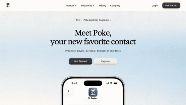 Poke interface preview