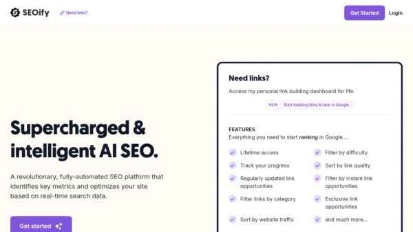 SEOify interface preview